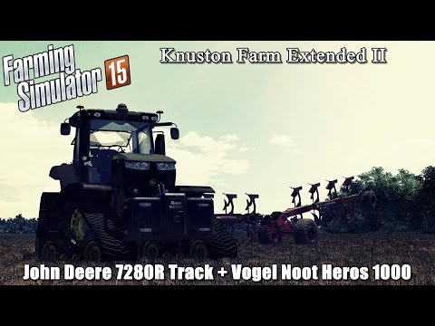John Deere 7280R Track + Vogel Noot Heros 1000 - Farming Simulator 15