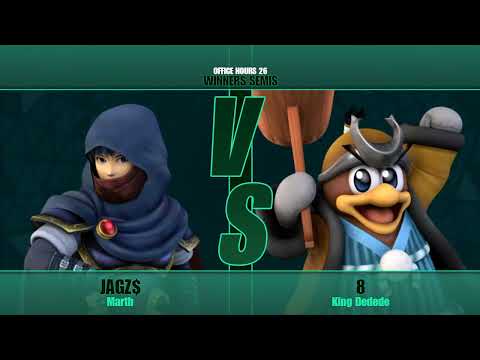 Office Hours 26 - Winners Semis - Jagz$ (Marth) vs 8 (DDD)