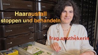 Haarausfall stoppen und behandeln. Beratung aus der Apotheke