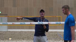 Beachvolleybal verdediging strategie