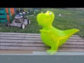 Very Fun WALIKI TOYS Danny The JURASSIC Jumping Dinosaur Hop Hopper Ball