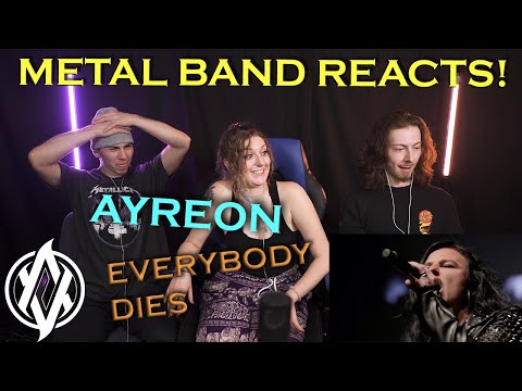 Ayreon - Everybody Dies (Live) REACTION | Metal Band Reacts! *REUPLOADED*