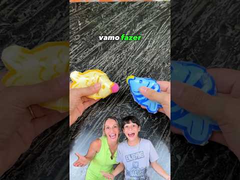 Aprenda fazer peixe que faz bolhas! 😱#shorts