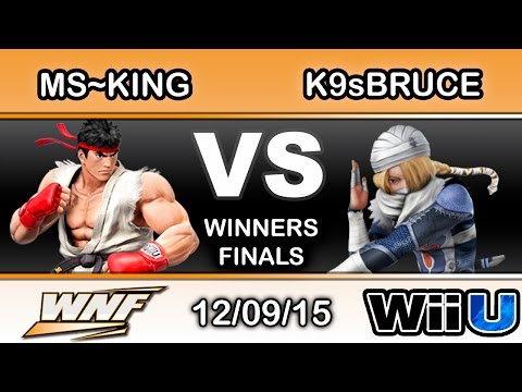 WNF S4E8 – MS~King (RYU) Vs. DP | BAM (Sheik) Winners Finals - Smash Wii U