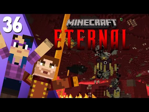 Back to the Nether! - Minecraft: MC Eternal Modpack #36 - Married Strim Server