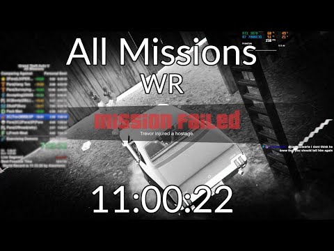 GTA 5 All Strangers&Freaks Missions Speedrun in 11:00:22 (World Record)