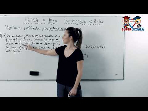 Clasa a IV-a - Metoda mersului invers