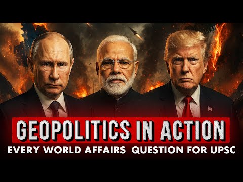 Geopolitics in Action 🌏 | 6-Month Recap of Wars, Summits & India’s Role for 2025 UPSC exams