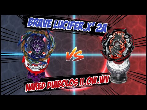 Custom Combo: Brave Lucifer.X' 2A vs Naked Diabolos II.0W.Wv Goku