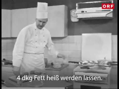 Rindsrouladen wie damals. Traditionelles österreichisches Gericht mit Rezept, ORF 1966.