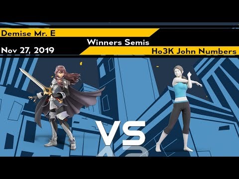 [Smash Ultimate] Xeno 189 (W.Semis) - Demise Mr. E vs Ho3K John Numbers