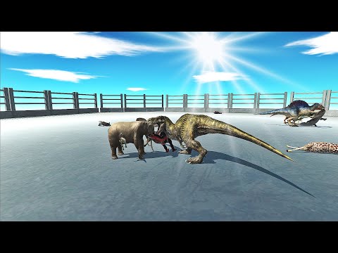 Remastered Modern Mammals with Machimosaurus Rex VS All Faction Animal Revolt Battle Simulator ARBS