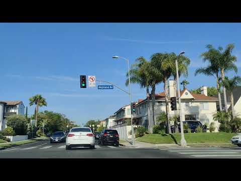 Driving from Hollywood to Koreatown in Los Angeles