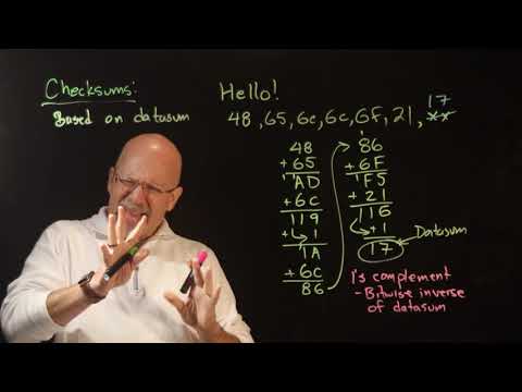 Ep 054: The Basic Checksum, 1's Complement Checksum, and 2's Complement Checksum