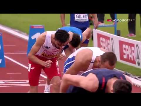179 Adam Kszczot 800m FINAL Men's HD European Athletics Championships Amsterdam 2016
