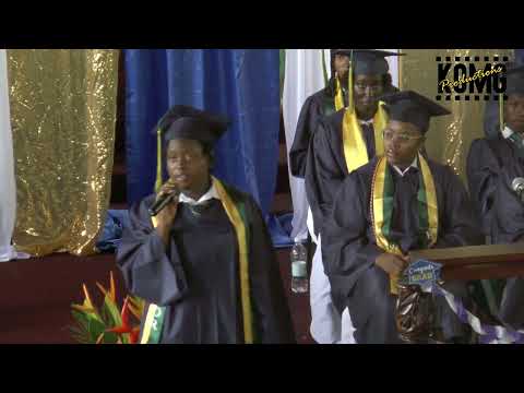 Song by Owena Samuel at Bishop's College graduation.