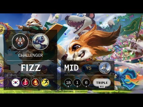 Fizz Mid vs Galio - KR Challenger Patch 9.24