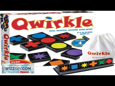 Qwirkle Board Game Strategy Game for 2 4 Players Ages 6+