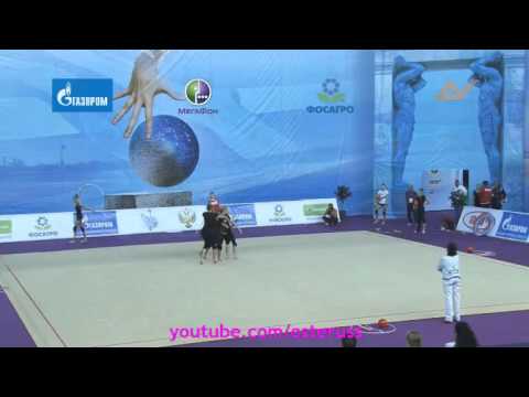 Russia Podium Training 10 clubs (with music) WC Saint Petersburg