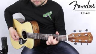 Video thumbnail for Fender CF-60 acoustic guitar :: Demo, Soundcheck by Darek Wawrzyniak (Darius Wave)