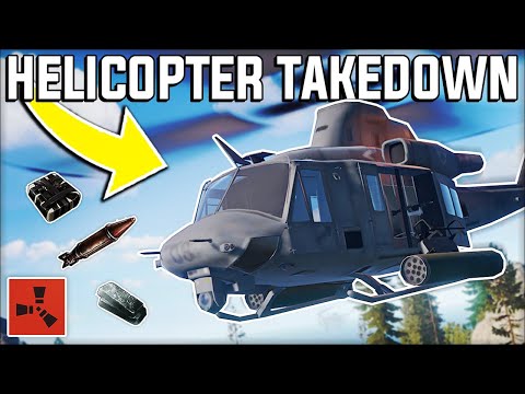 TAKING down the PATROL HELICOPTER in RUST - Rust Vanilla Survival