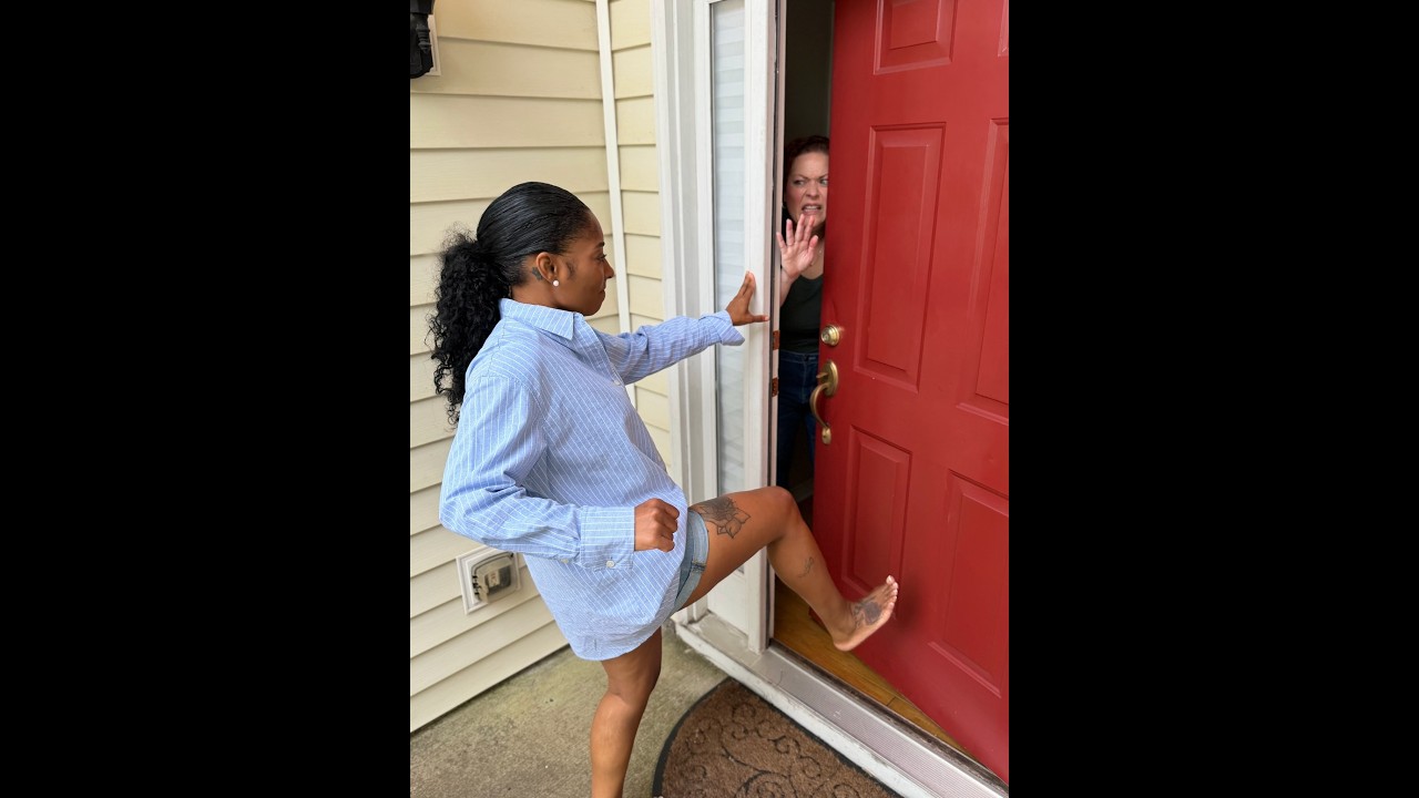 OPEN THE DAMN DOOR BETHANY! Sharra shows up ready to go to jail!