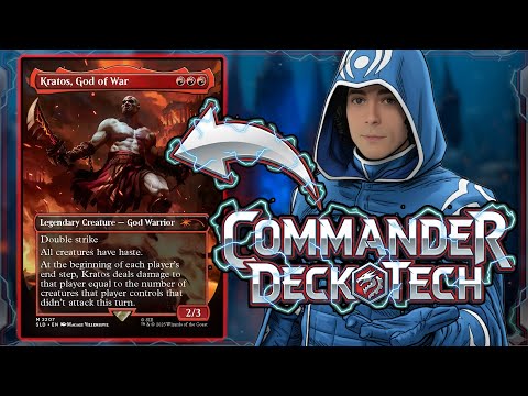 Kratos God of War is the most powerful MONORED COMMANDER | EDH Deck Tech (Magic: The Gathering)