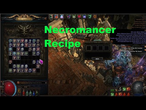 [POE 3.17]  carrion golem build diary + archnemesis NECROMANCER Recipe Gameplay Showcase - 940