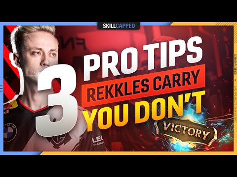 3 PRO TIPS REKKLES does to CARRY that YOU DON'T - League of Legends Guide