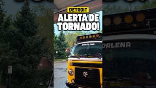 SIRENES E ALERTA DE TORNADO EM DETROIT! E A NOSSA KOMBI? #viagem #detroit #tornado
