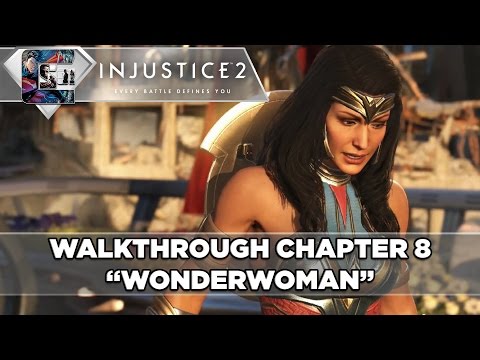 Injustice 2 - Gameplay Walkthrough - Part 8 / Chapter 8 "WONDER WOMAN" | CenterStrain01