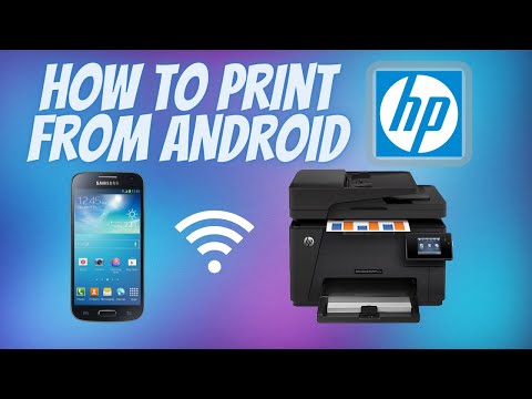 How to Print from Android Phone to an HP Printer | Android Print Tutorial