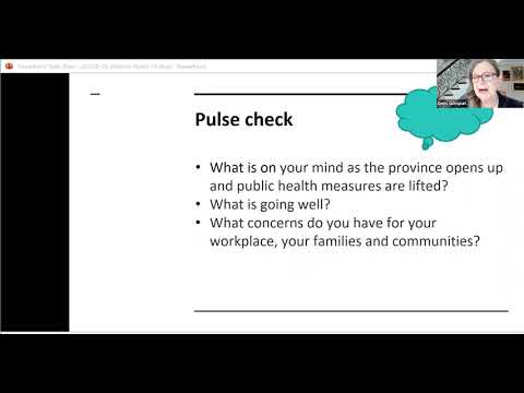 RNAO COVD-19 Webinar Series-Ontario is opening up again: What is most important now? March 14, 2022