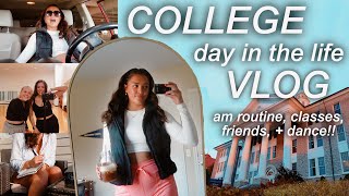 SPEND THE DAY WITH ME (COLLEGE VLOG) | grwm, classes, dance & MORE