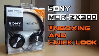 Video thumbnail for Sony MDR-ZX300 unboxing and quick look by Elite Sim