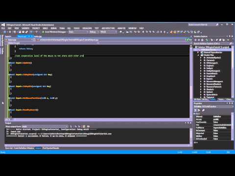 C++ DirectX11 Tutorial 11 - Input