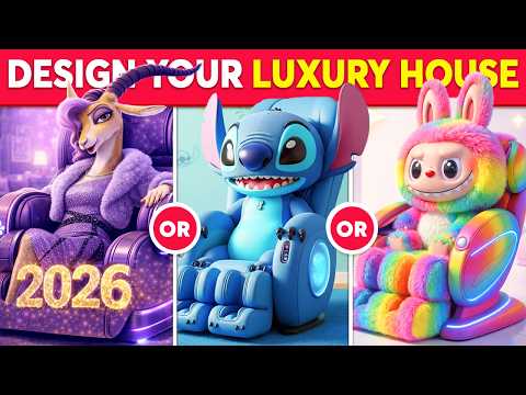Would You Rather - Build Your 2026 Luxury Mansion 🚀🏡🌈✨ Quiz Galaxy