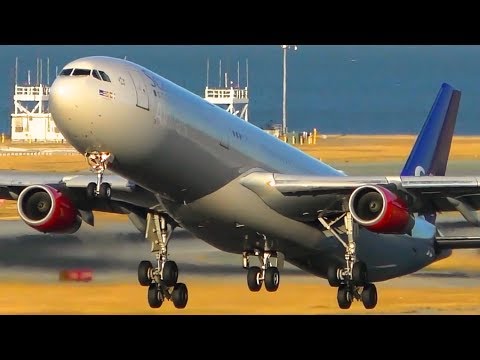 10 STUNNING SUNSET Heavy Aircraft Takeoffs | San Francisco Airport Plane Spotting