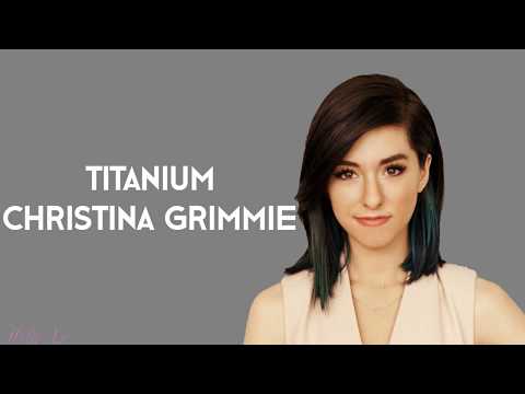 Christina Grimmie - Titanium [Cover] (with LYRICS) Video