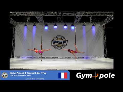 WPSC19 - Pole Sports - Youth Doubles - Maëva Argoud & Joanna Didier - France