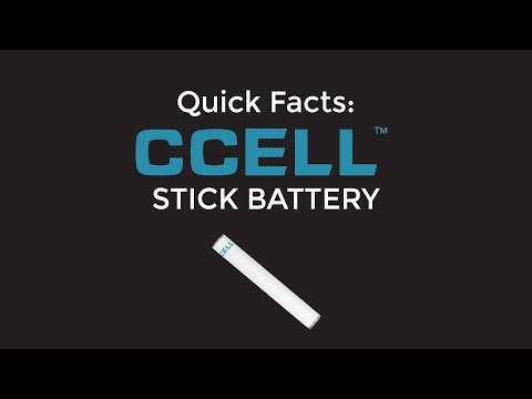 Part of a video titled Quick Facts: CCELL Stick Battery - YouTube