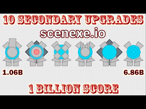 Scenexe.io - 1 Billion Score With Every Secondary Upgrade (Amalgam 6.86 Billion Score)