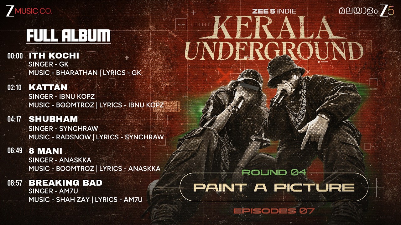 Kerala Uderground - Paint A Picture | Full Album | Dabzee, The Imbachi, Parimal Shais, MC Couper