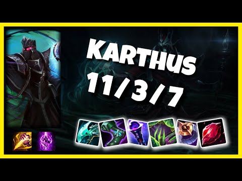 Karthus s11 Jungle Challenger Replay (11/3/7) - NA