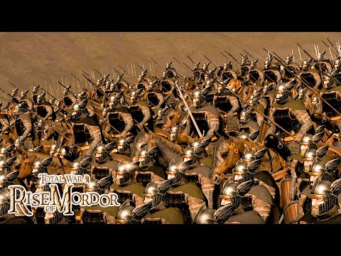 Rise Of Mordor - The Fight Between Dúnedain VS Sauron Army  - LOTR  Cinematic Battle
