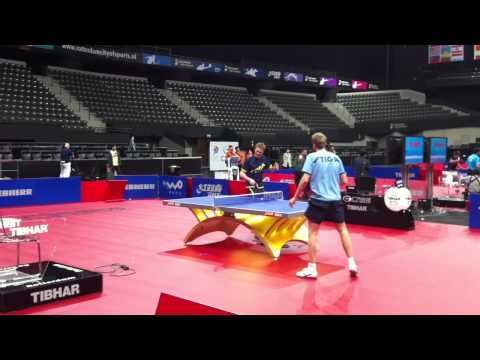 Jörgen Persson and Mattias Karlsson at WC Rotterdam