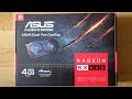 Видеокарта ASUS RX560-4G - видео