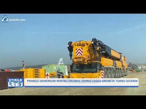 PRIMELE DEMERSURI PENTRU DRUMUL EXPRES LUGOJ DROBETA TURNU SEVERIN