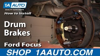 How to Replace Rear Drum Brakes 00-08 Ford Focus Sedan Hatchback Wagon