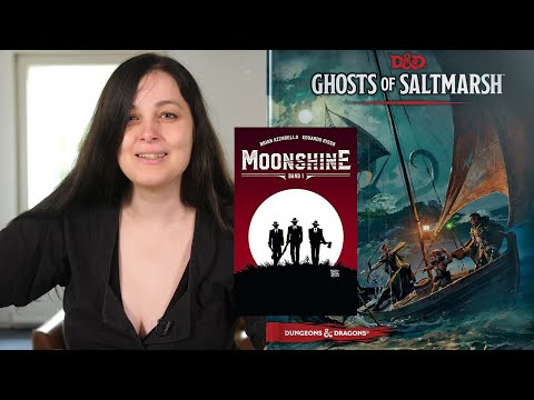 Review: D&D5 Ghosts of Saltmarsh und Comic Moonshine | Late Nerd Show Folge 0 a